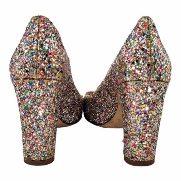 Kate Spade New York Dani Too Glitter Pumps Sz 5.5 B - Multi-colored - Picture 7 of 11